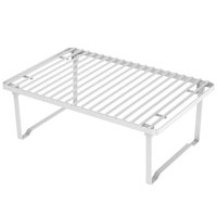 Prateleira Empilhável Organizador Armário Cozinha Metalla Aço Carbono Yoi - 811300181 - Branco
