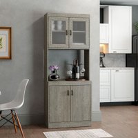 Balcão Forno Ditália 4 Portas BA-125 Home Grey