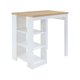 Bancada Cozinha Gourmet Ditália 3 Prateleiras CD-1022 - Branco