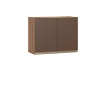 Armário Aéreo Para Cozinha 2 Portas - Cook - BE Mobiliário Madeira/Oxid