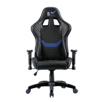 Cadeira Gamer Giratória Revestimento Em Courino - BLX6009 - Anima Preto/Azul