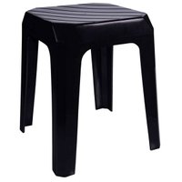 Banquinho Plástico 45cm Astra Banqueta Ecológica Até 140kg Preta