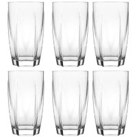 Jogo de Copos de Vidro 410ml com 6 Peças Capri Long Drink Nadir Figueiredo Transparente