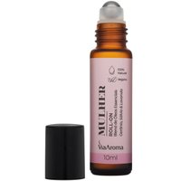 Blend De Óleos Essenciais Vegano 10ml Roll-On Mulher Via Aroma