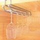 Suporte Porta Taças De Encaixe Simples Armário Cromado