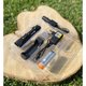 Lanterna Tática Corvus U2 Invictus Com Bateria Recarregável E 5 Funções Inteligentes Preta - 7898618488456