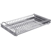 Escorredor de Embutir 57cm com Bandeja e Corrediças Deslizantes Giosul em Aço Cromado - 7898032678792