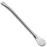 Bomba Aço Inox 19cm Com Rosca Bojo Pera Para Mate Tereré - 615