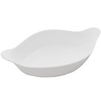 Assadeira Travessa Grande de Vidro Temperado 1,4L Opaline Branca Marinex