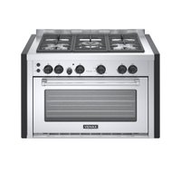 Fogao A Gas De Embutir 5 Bocas Temis Inox - Venax