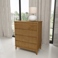 Cômoda Finestra Prata 4 Gavetas 2801F