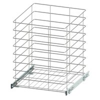 Tulha Aramada com Saco Corrediça Deslizante Banheiro Lavanderia Roupas Cromada Dimec