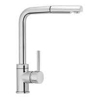 Torneira Monocomando Gourmet Cozinha Misturador Pull Down Bancada Bica Alta Eco Metais