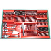 Faqueiro 90 Peças Conjunto de Talher Faca Garfos Concha Inox Brinox - 5103108