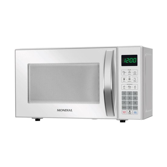 Micro-Ondas Mondial MO-01-21-W 21Litros 1200W Mondial Branco 220V