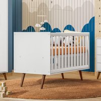 Berço Encanto Retro Qmovi Cinza - 3820.91