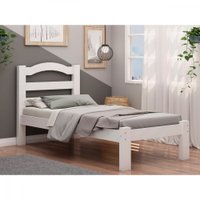 Cama Solteiro Robusta Para Colchão de 88cm Arauna Branco