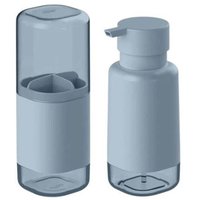 Conjunto de Acessórios Para Banheiro Porta Escovas de Dente Dispenser Sabonete Líquido Ou