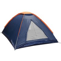 Barraca Camping para 3 Pessoas Panda NTK Coluna D’água 600mm em Poliéster Azul e Laranja