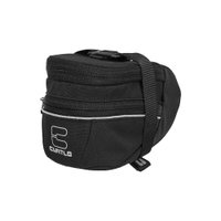 Bolsa de Selim II Curtlo para Bicicleta Bag para Bike 2 Compartimentos 0,7l Preto