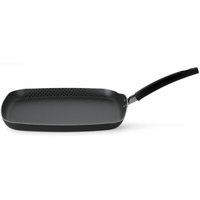 Bistequeira Lisa Quadrada Gourmet 1,20L em Alumínio Antiaderente Multiflon Preto