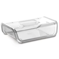 Porta Frios Plástico Premium Tampa Transparente Pote para Queijo e Presunto Uz