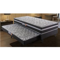 Conjugado Box Aspen 0,88 x 188 x 0,41 Com Auxiliar Hellen Cinza/Branco/Floral - 450059