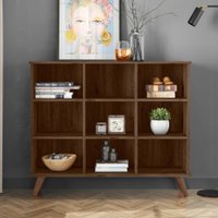 Armario Organizador 9 Nichos Qmovi Ebano Rustico/Retro - 1478.37