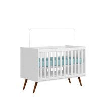 Berço Encanto Retro Qmovi Branco com Branco - 3820.91