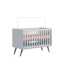 Berço Encanto Retro  Cinza - 3820.91 Qmovi