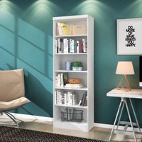 Estante Livreiro Multiuso  Branco - 1404.5 Qmovi