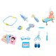 Kit Médico Pequenos Doutores com Luz e Som Interativo Fênix Brinquedos Azul 7896462008363