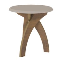 Mesa Lateral/Apoio Redonda 50cm Multimóveis CR45129