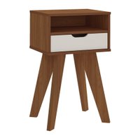 Mesa Lateral Retrô com Gaveta Multimóveis CR45135