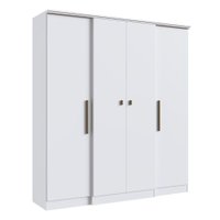 Guarda-Roupa 4 Portas 2 Gavetas Multimóveis CR35073