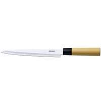 Faca para Sushi e Sashimi 8" Brinox com Lâmina em Aço Inox e Cabo de Polipropileno