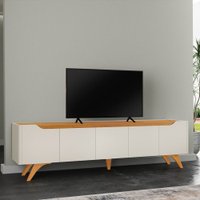 Rack Grecia para TV até 75 Polegadas 4 Portas 1 Gaveta