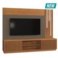 Home Valência Ripado C/Led Cascata 2 Portas TV 75