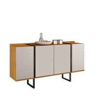 Buffet Carícia 4 Portas JCM Móveis Cinamomo/Off