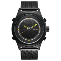 Relógio Masculino Weide AnaDigi WH7305B - Preto e Amarelo
