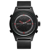 Relógio Masculino Weide AnaDigi WH7305B - Preto e Vermelho