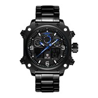 Relógio Masculino Weide AnaDigi WH7303B - Preto e Azul