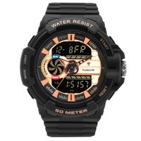Relógio Masculino Tuguir AnaDigi TG3J8009 - Preto e Rose