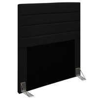 Cabeceira Solteiro 0,90m Friburgo Suede Preto - Pallazio