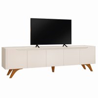 Rack Grecia para TV até 75 Polegadas 4 Portas 1 Gaveta Off White