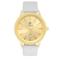 Relógio Feminino Analógico TG106 Dourado e Branco - Tuguir
