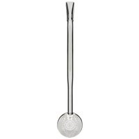 Bomba para Tomar Chimarrão Mil Furos de Mate Inox Bortonaggio 23,5cm Lisa Bojo Removível
