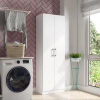 Armário Lavanderia 2 Portas Branco Carraro