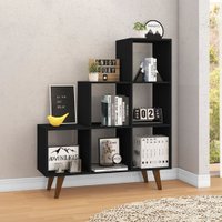 Estante Movelbento Retro 6 Nichos - Preto