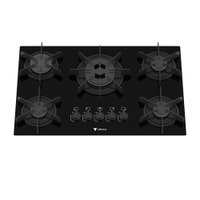 Cooktop a Gas 5 Bocas Venax Arena Preto Preto